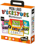 Lot Montessori de 2 jeux éducatifs Headu : “Je lis et j’écris” + “Mon labo d’écriture Montessori”