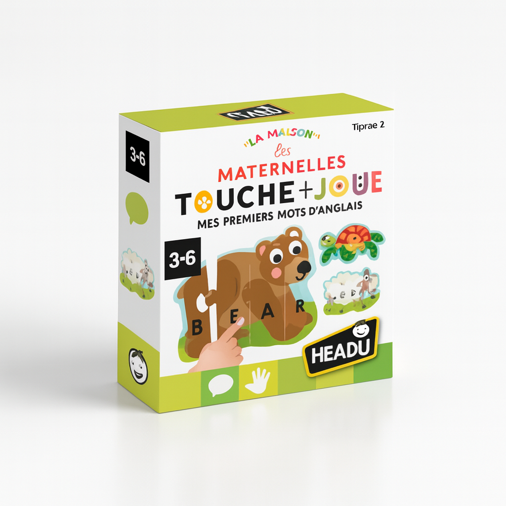 Pack Montessori – 4 Jeux Éducatifs Headu | Lecture, Écriture, Anglais, Sensoriel